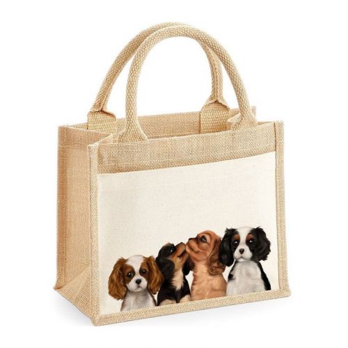 Puppy Kisses Jute Bag
