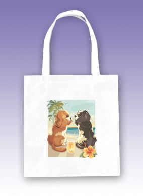 Cavalier Canoodles Tote Bag