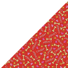 Cavalier Bandana Bones Design, Red