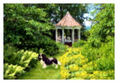 Inspector Tri Blank Greetings Card