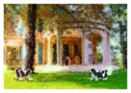 Two Tri's Blank Greetings Card