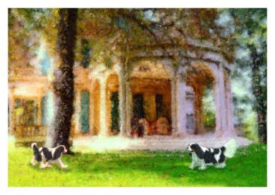 Two Tri's Blank Greetings Card