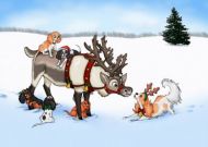 The Princess and The Reindeer Pack of Notelets