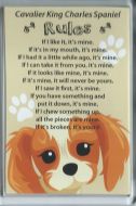 'Cavalier Rules' Fridge Magnet