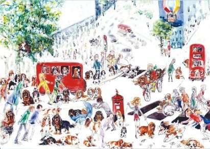 Cavalier Kingdom Blank Greetings Card