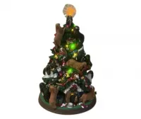 RARE Danbury Mint Cavalier King Charles Spaniel Light Up Christmas Tree