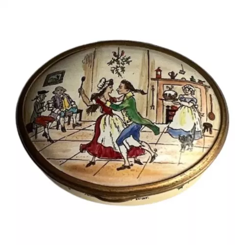 Dalcyon Enamel Box Christmas 1973