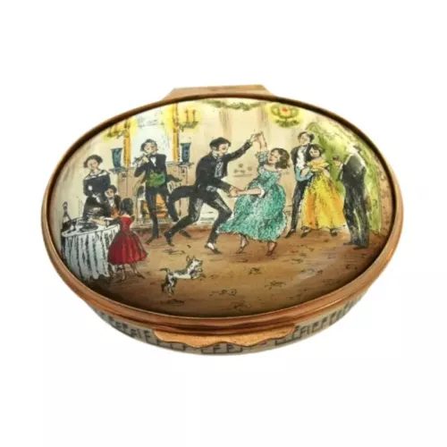 Dalcyon Enamel Box Christmas 1976
