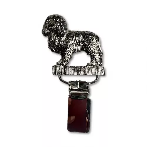 Silver Plated CKCS Show Ring Clip