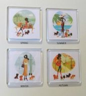 Four Seasons Magnets