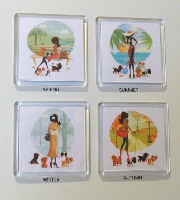 Four Seasons Magnets