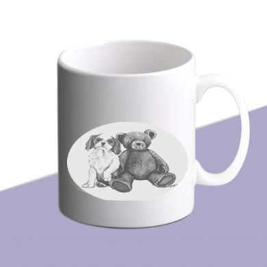 Blenheim and Teddy Mug