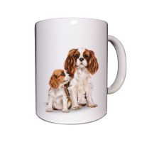 Cavalier Mum and Pup Mug