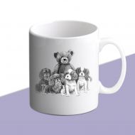Pencil Pups and Teddy Mug