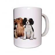 Cavalier Puppy Kisses Group Mug