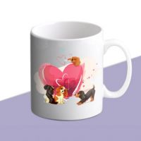 Cavalier Love Hearts Mug - Large