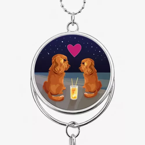 Night Cocktails Hanging Air Freshener & Charm