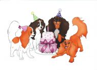 'A Cavalier Party' Birthday Card
