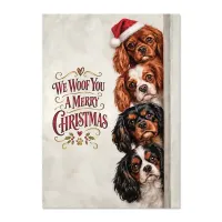 We Woof You Cavaliers Christmas Card