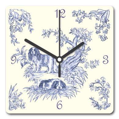 Toile Effect Clock