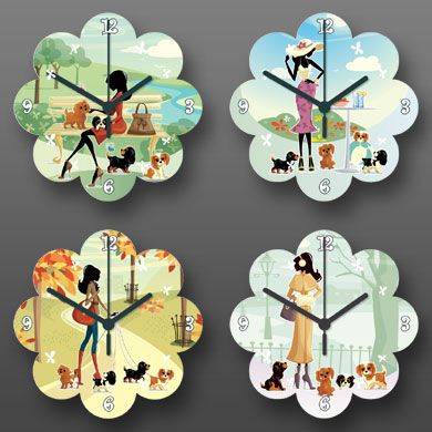 Four Seasons Flower Clock