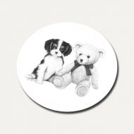 Tricolour and Teddy Coaster