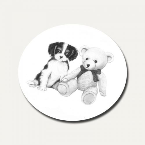 Tricolour and Teddy Coaster