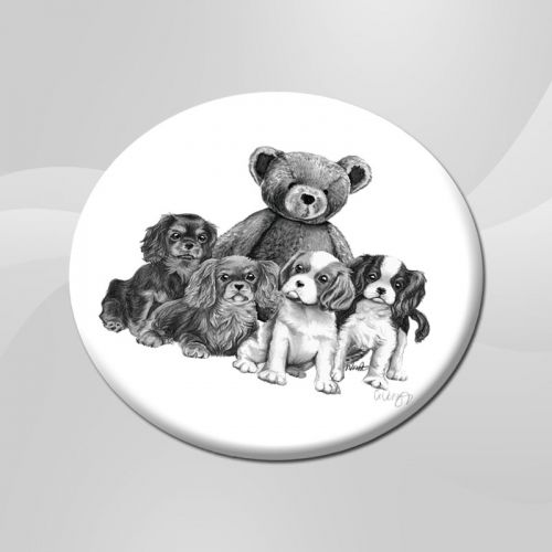 Hands off our Teddy ceramic coaster