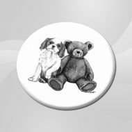 This Is My Teddy Ceramic Coaster