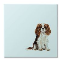 Just Our Cavalier Glass Coaster