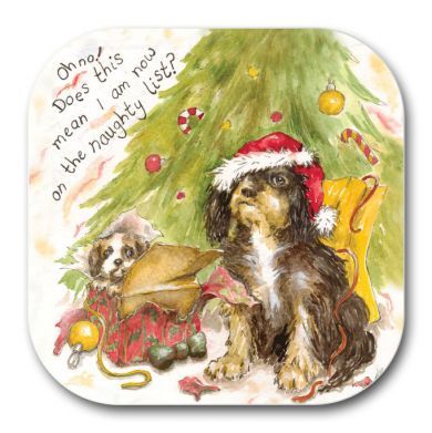 Pup In a Parcel Coaster