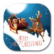 Christmas Cavaliers Coaster