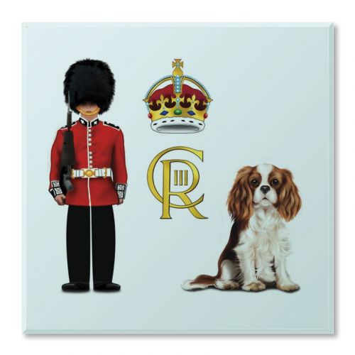 Coronation Glass Coaster