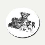 Our Teddy Round Coaster
