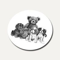 Our Teddy Round Coaster