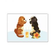 Cavalier Cocktails Fridge Magnet