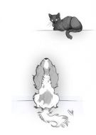 'Waiting' Blank Greetings Card