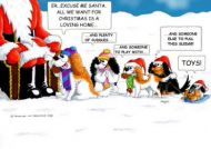 Visiting Santa Christmas Card