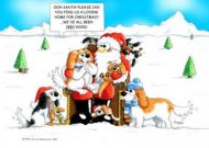 Santa's Knee Christmas Card