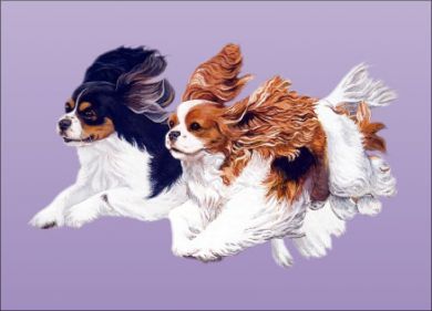 Flying Cavalier Blank Notelets