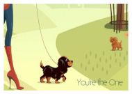 Cavalier Valentine Card You're the One