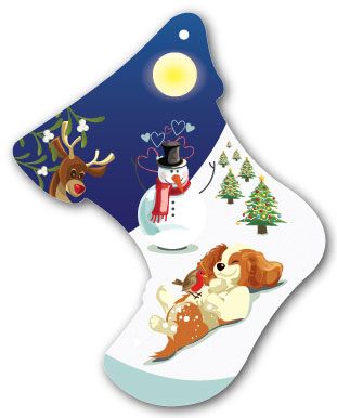 Play Pups Christmas Stocking Decoration