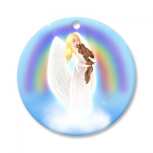 Rainbow Angel Cavalier Keepsake