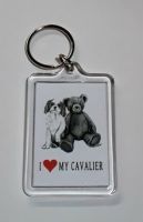 Pencil Pups Keyrings in Blenheim and Tricolour