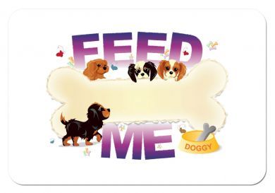 Cavalier Pups Feeding Mat