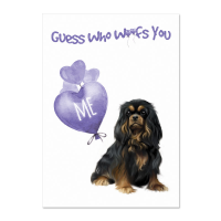 Guess Who Woofs You Card