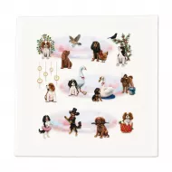 12 Days of Christmas Cavaliers Napkins