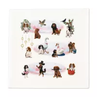 12 Days of Christmas Cavaliers Napkins