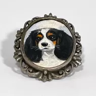 Tricolour Cavalier Brooch