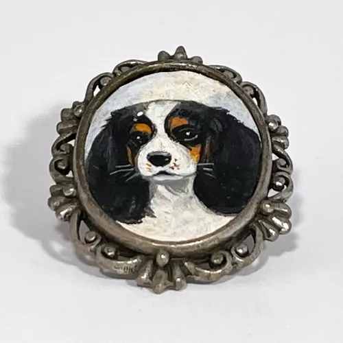 Tricolour Cavalier Brooch